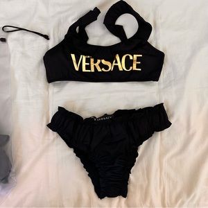 VERSACE kids black bikini